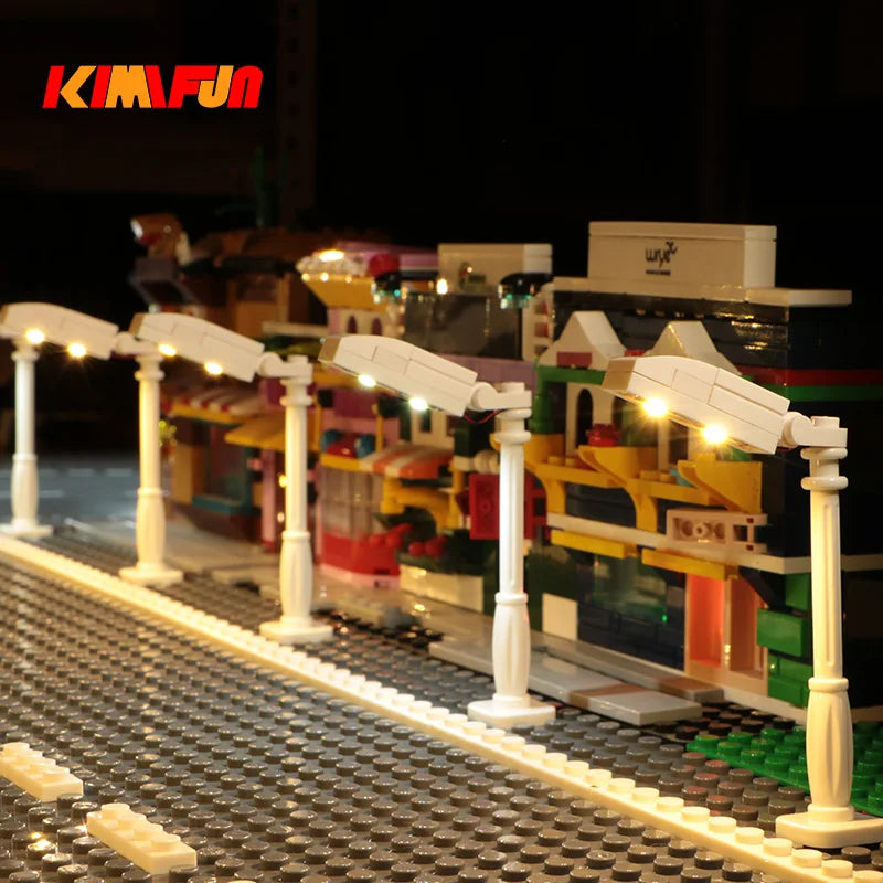 Professional RGB USB Lighting Kit for Building Blocks – 10 Pieces