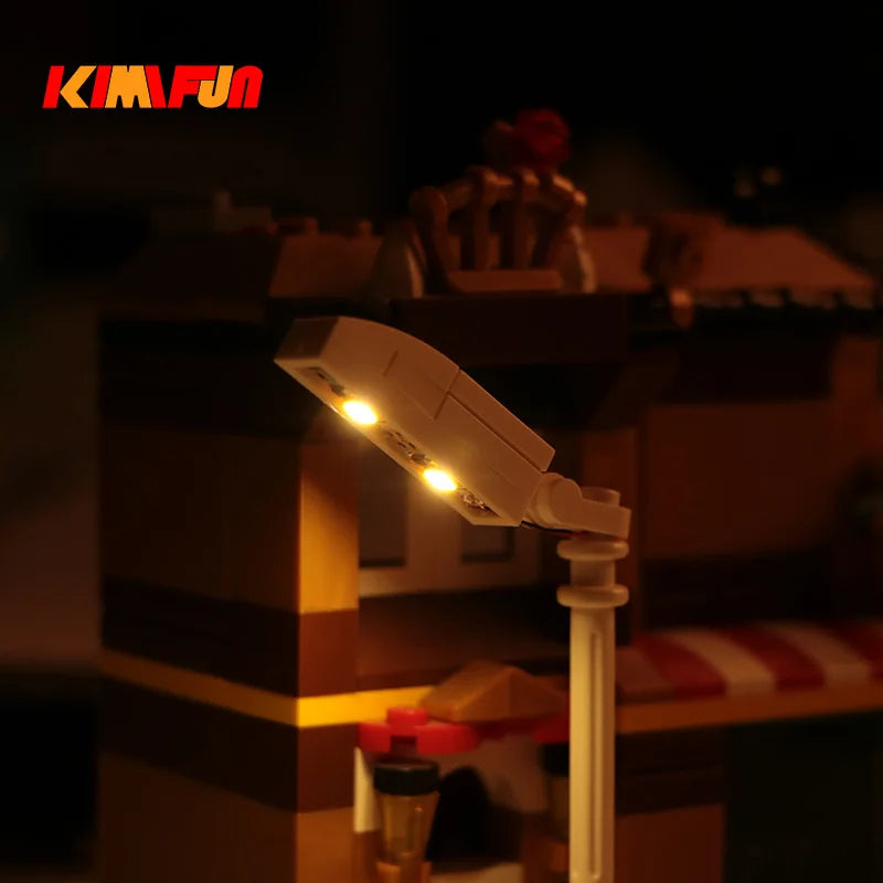 Professional RGB USB Lighting Kit for Building Blocks – 10 Pieces